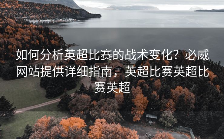 如何分析英超比赛的战术变化？必威网站提供详细指南，英超比赛英超比赛英超