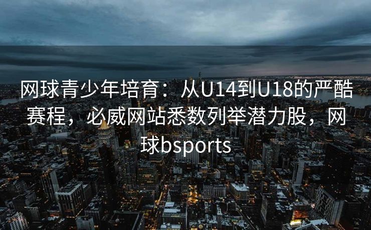 网球青少年培育：从U14到U18的严酷赛程，必威网站悉数列举潜力股，网球bsports