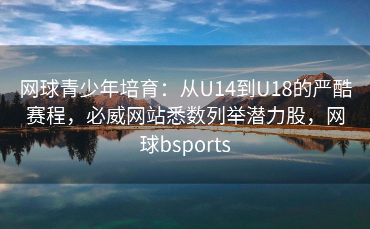 网球青少年培育：从U14到U18的严酷赛程，必威网站悉数列举潜力股，网球bsports